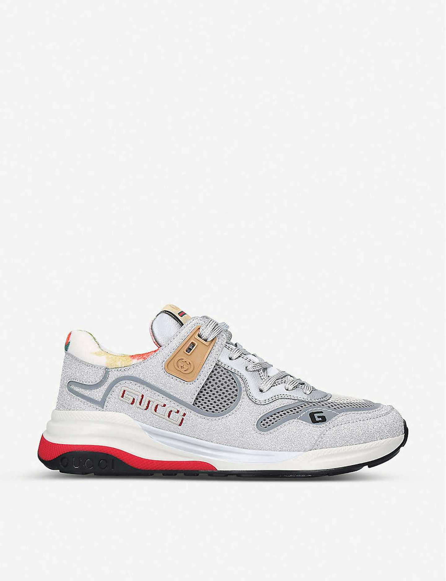 Gucci glitter discount trainers womens